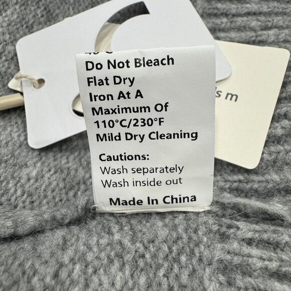 Commense Lace Trim Bow-Decor Draped Oversized Sweater NWT, Size S - Picture 13 of 17